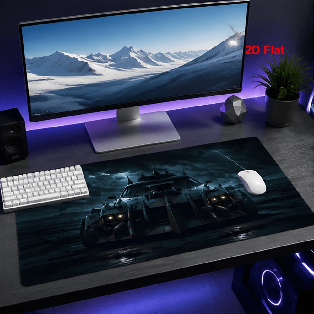 Mousepad Xl Extended - Extended mouse pad, dark fantasy car