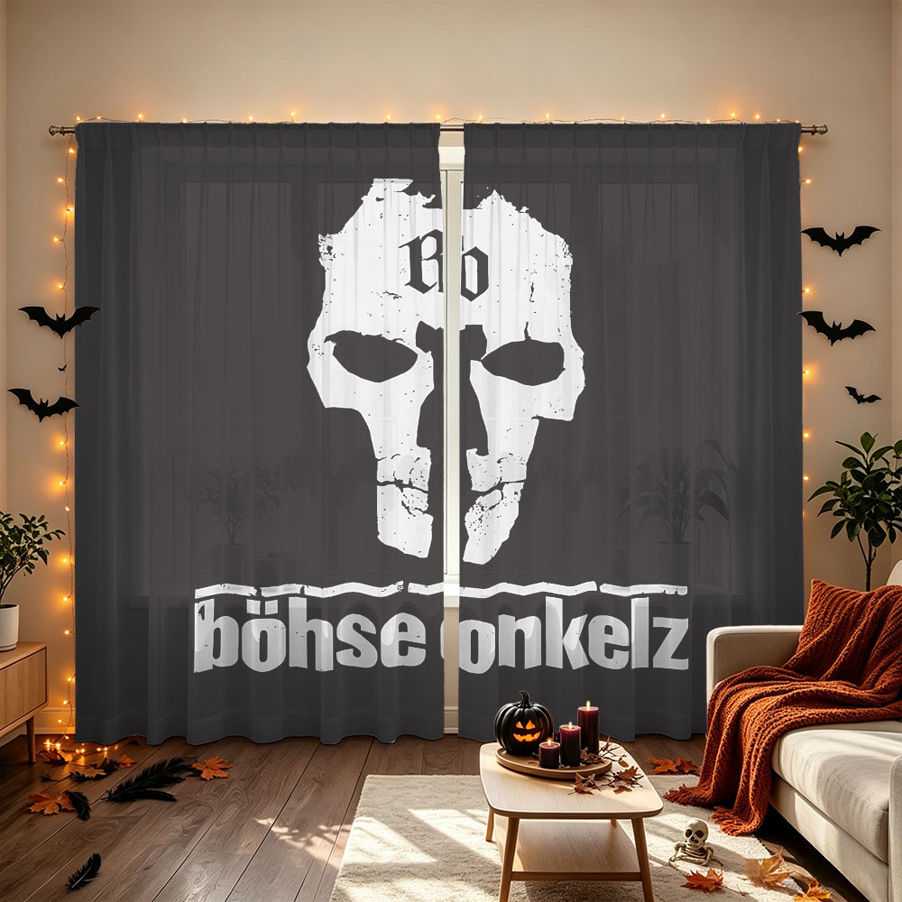 Home Office Logo - 2Pcs Vintage Skull Bohse Onkelz Logo