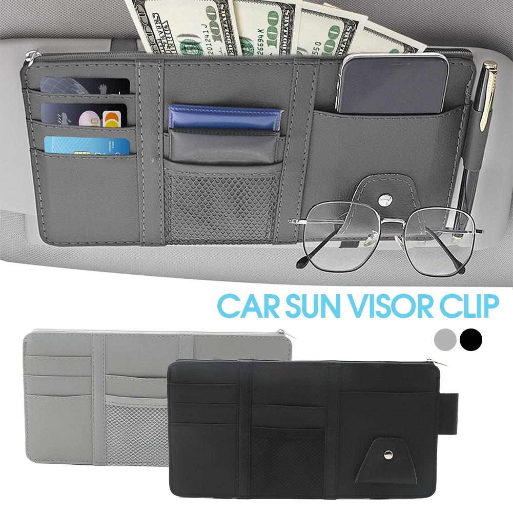 Document Holder Stand - Car Sun Visor Organizer Storage Travel