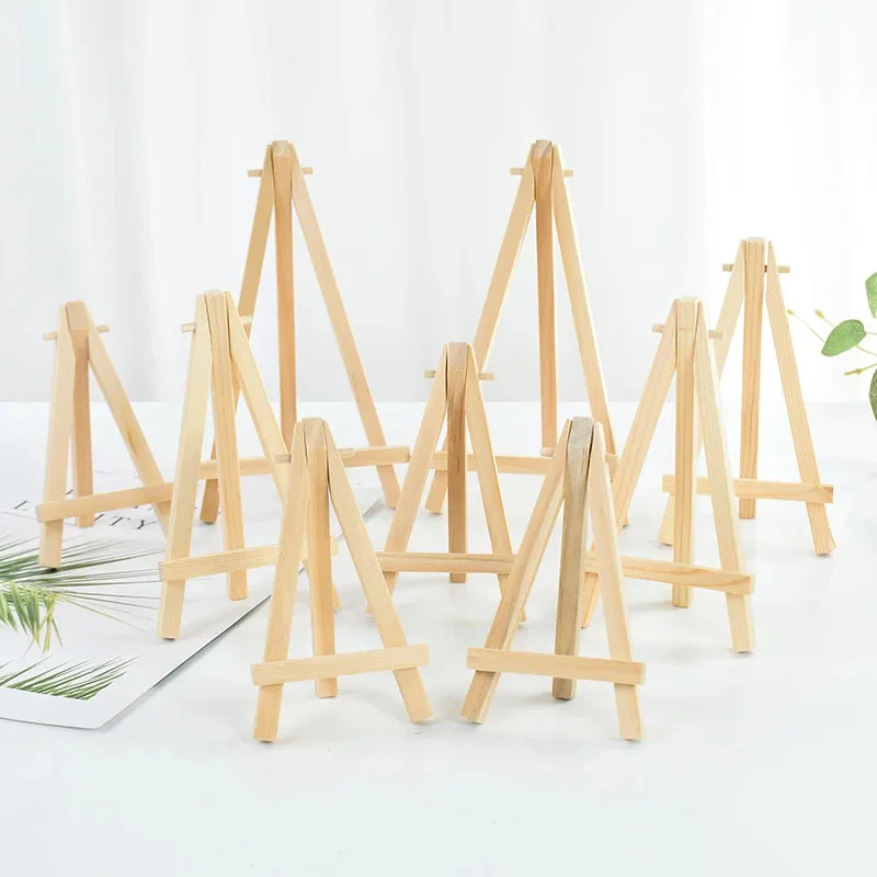 Document Holder Stand - 10pcs Wood Mini Easel Frame Desktop