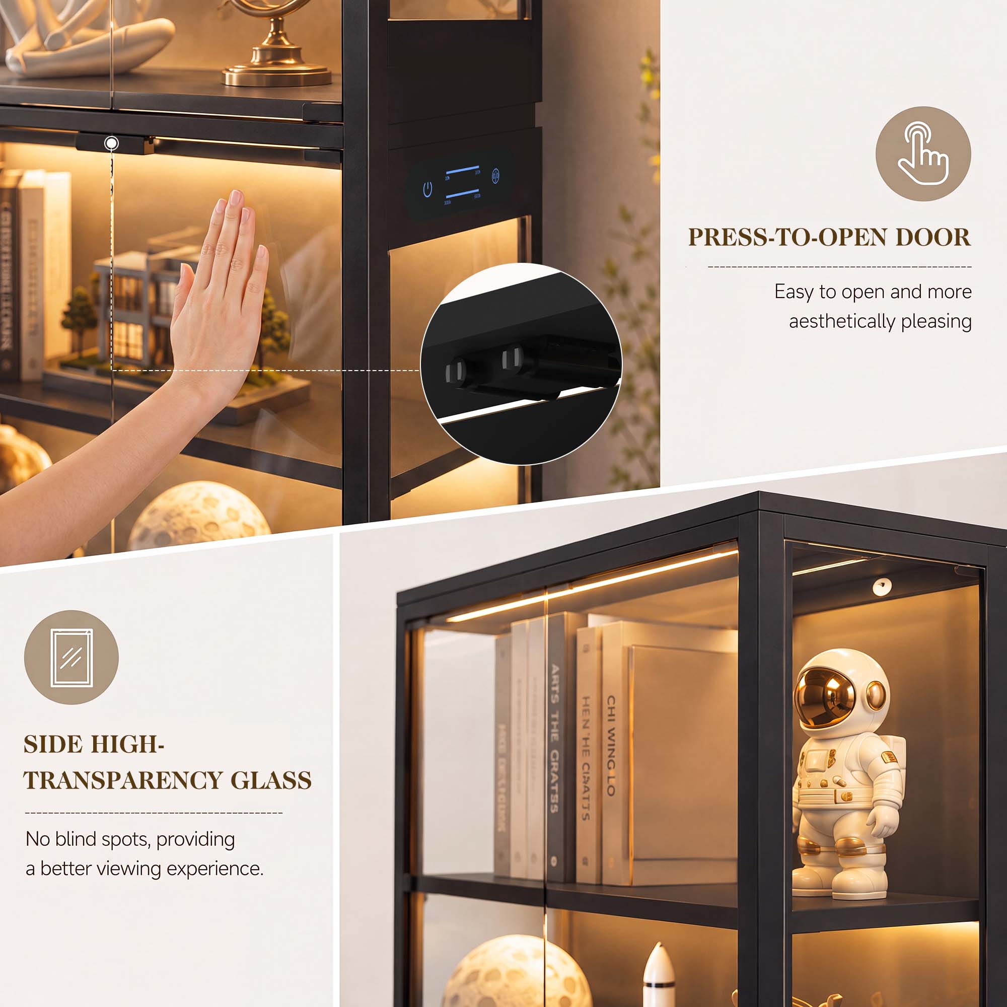 TCGBKAF 5‑Tier Display Cabinet - Home Office Inspiration recension och pris
