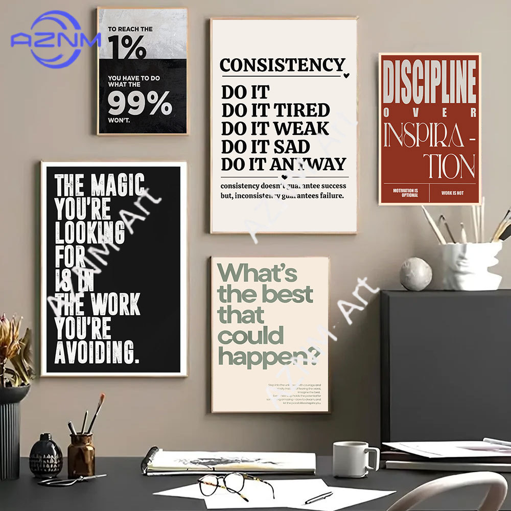 Minimalist Motivational Quotes - Home Office Inspiration recension och pris