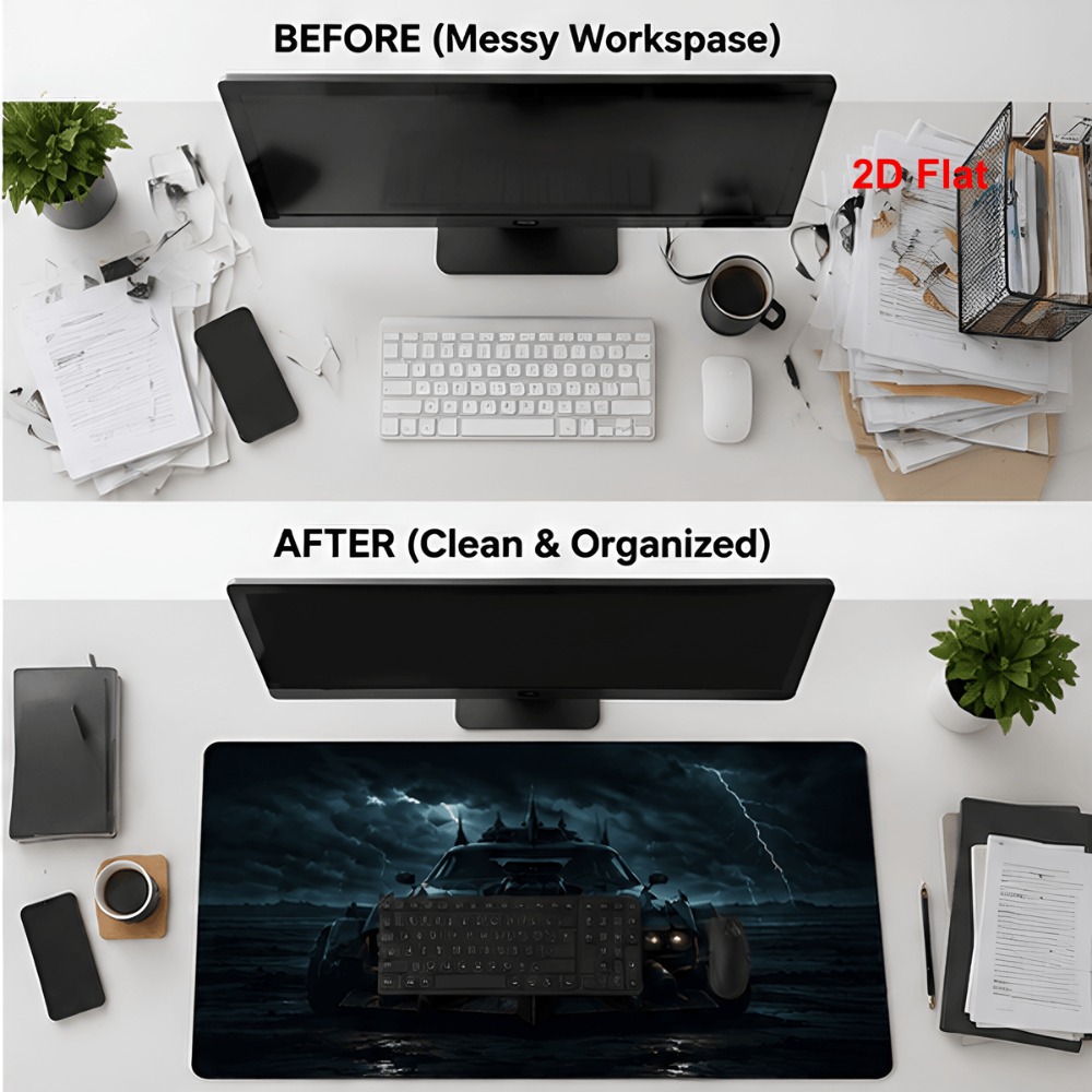 Extended mouse pad, dark fanta - Mousepad Xl Extended recension och pris