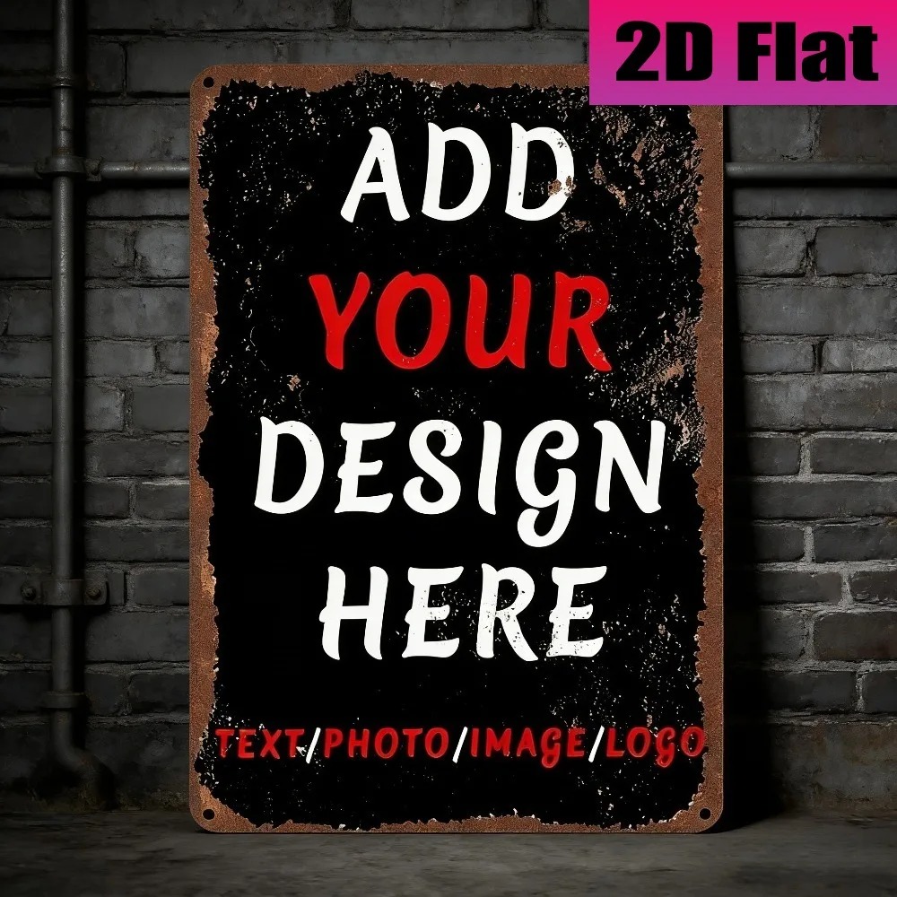 8×12Inch Customizable Vintage  - Home Office Logo recension och pris