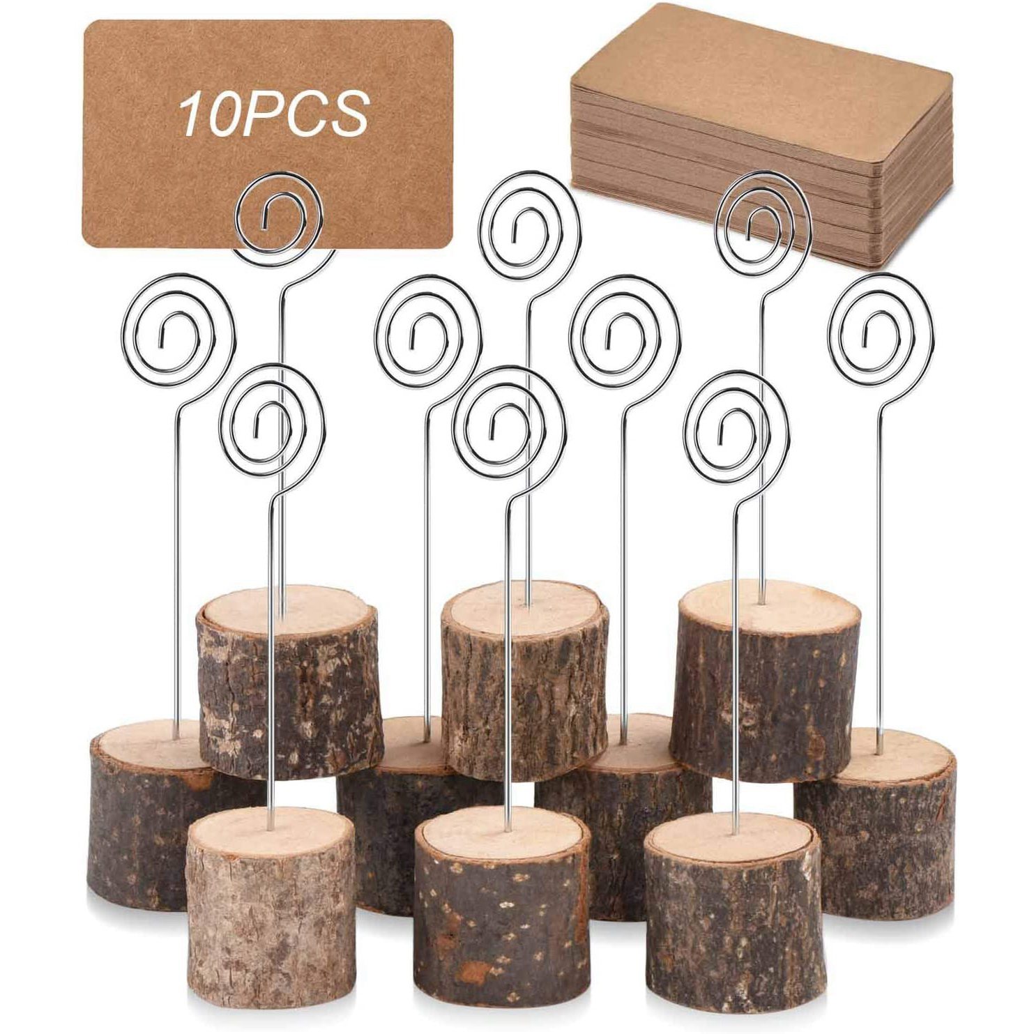 30Pc Wood Place Card Holders w - Document Holder Stand recension och pris