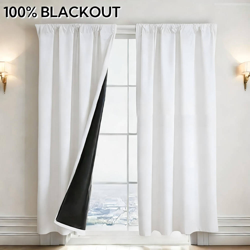 1pc 100% Blackout Curtain with - Home Office Inspiration recension och pris