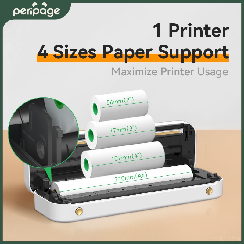 Peripage Portable A4 Printer T - Laser Printer Home recension och pris