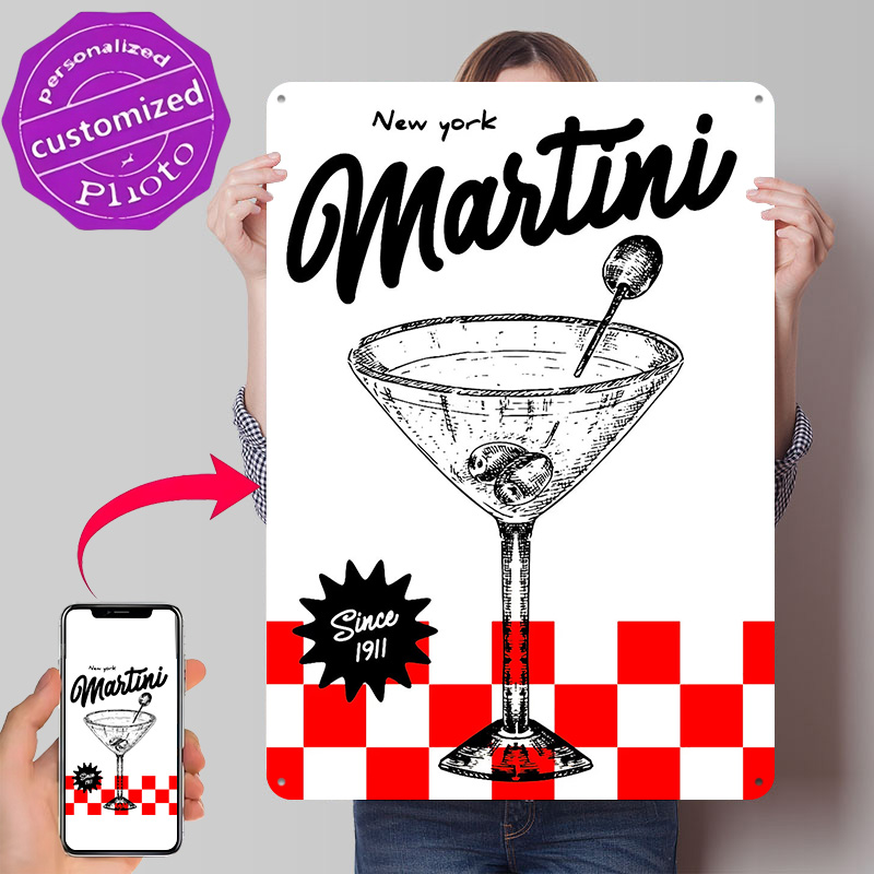 New York Martini Vintage Poste - Home Office York recension och pris