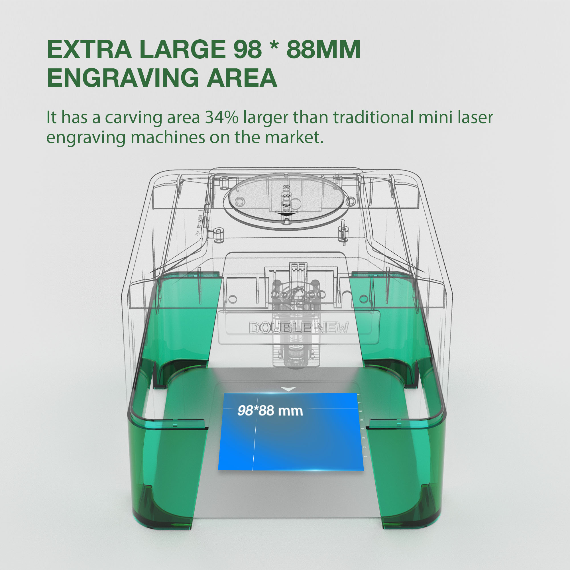 3W Mini Laser Engraver Portabl - Laser Printer Home recension och pris