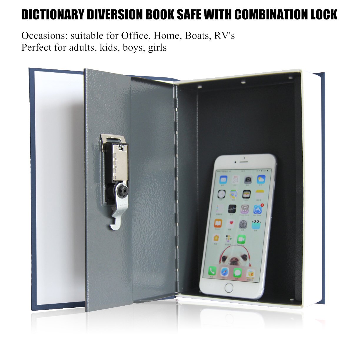 Book Safe with Combination Loc - Home Office Dictionary recension och pris
