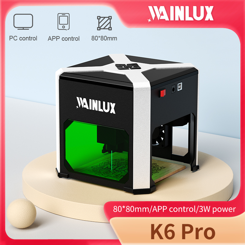 Wainlux Laser Engraver K6 Mark - Laser Printer Home recension och pris
