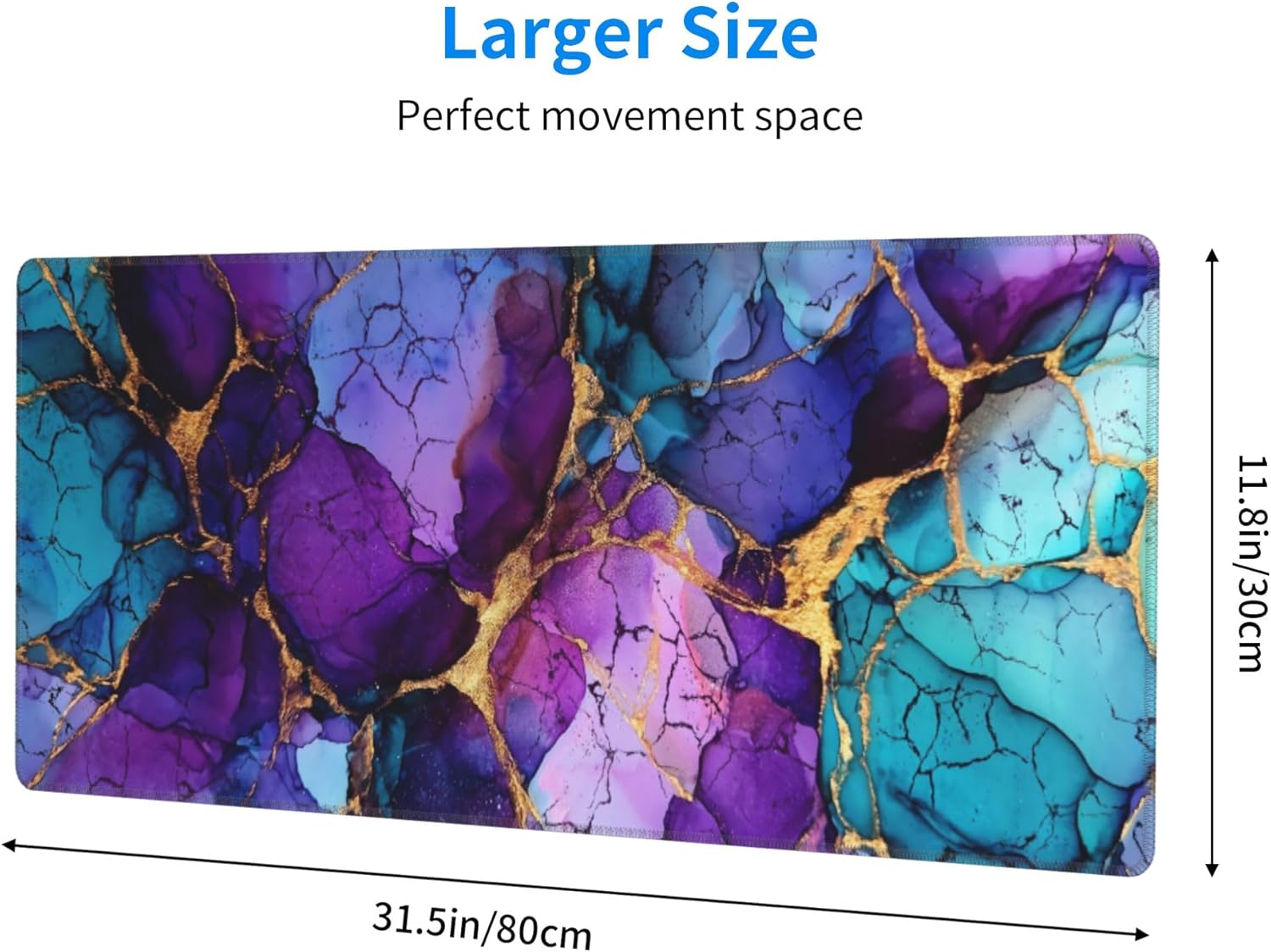 Marble-Themed Extended Gaming  - Mousepad Xl Extended recension och pris