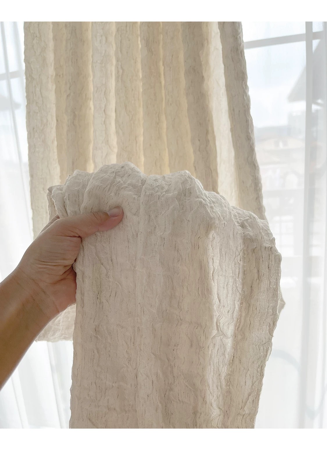 Japanese wrinkled bubble textu - Home Office Yoga Room recension och pris