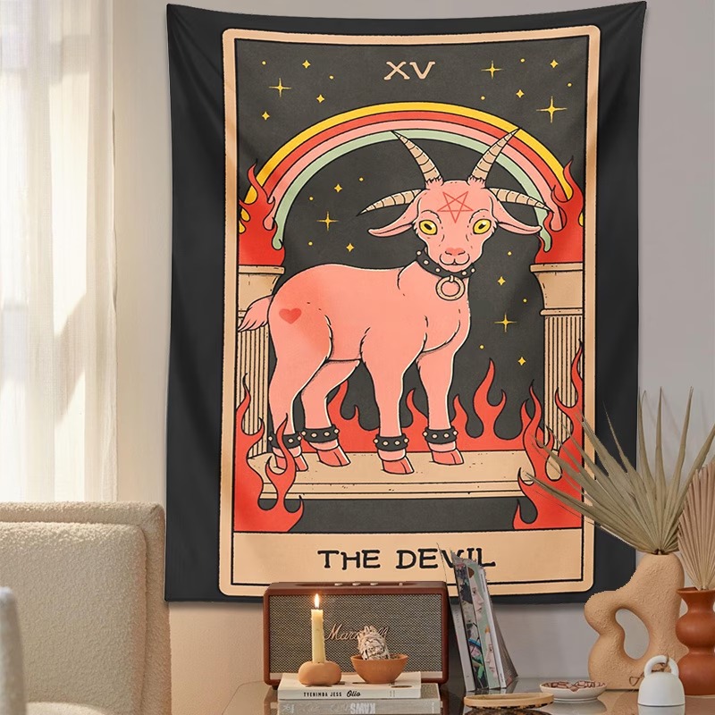 VIKAMA Tarot Style Baphomet Ta - Home Office Yoga Room recension och pris