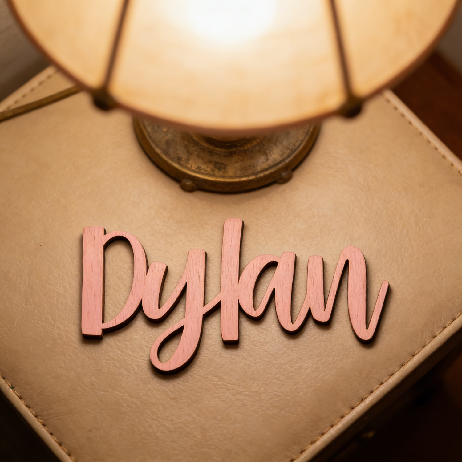 1pc Customized wooden name log - Home Office Logo recension och pris