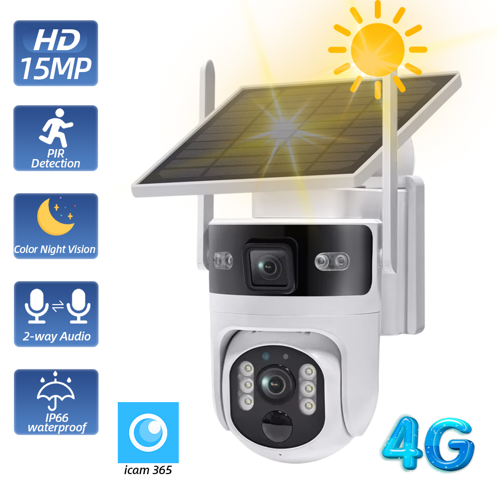 Wireless Outdoor PTZ Solar Sec - Home Office Pay recension och pris