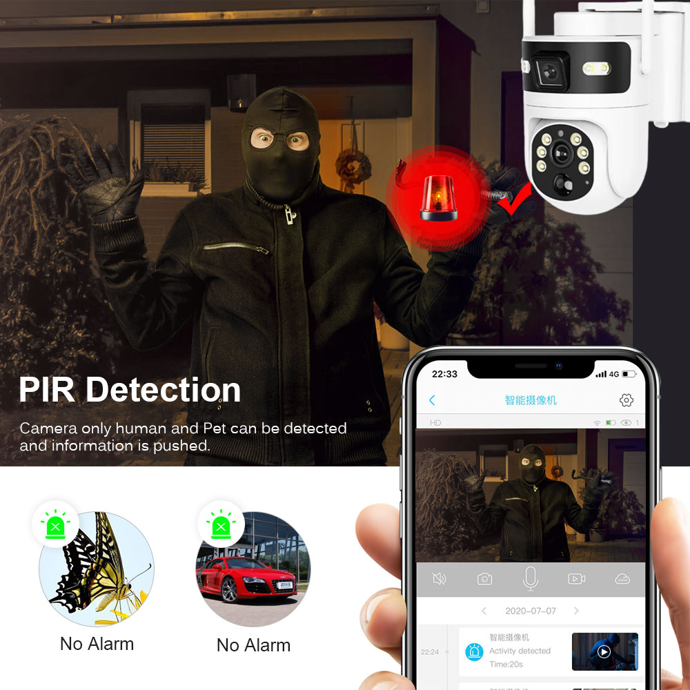 Wireless Outdoor PTZ Solar Sec - Home Office Pay recension och pris