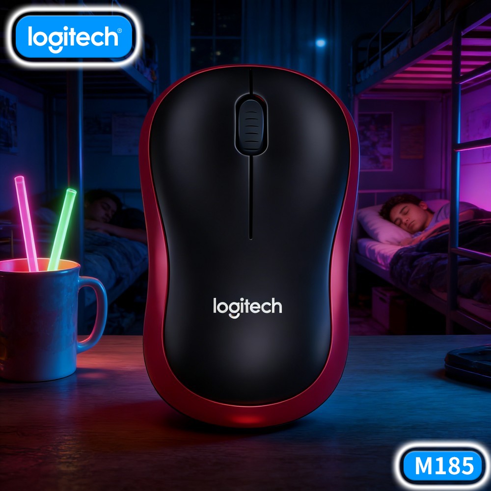 Logitech M185 Wireess Optica M - Home Office Pay recension och pris