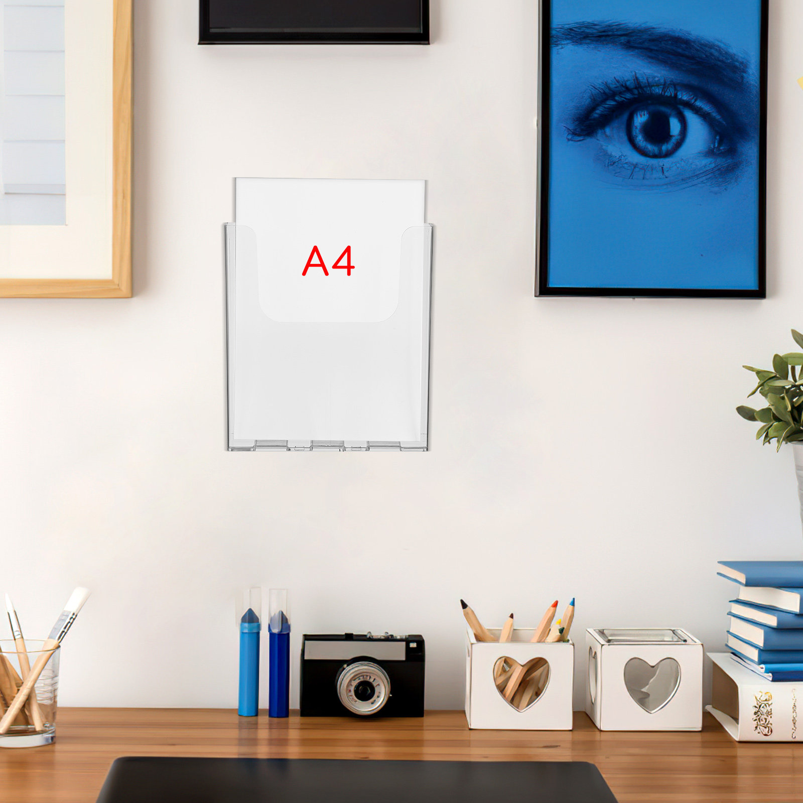 Clear Acrylic Brochure Holder  - Document Holder Stand recension och pris