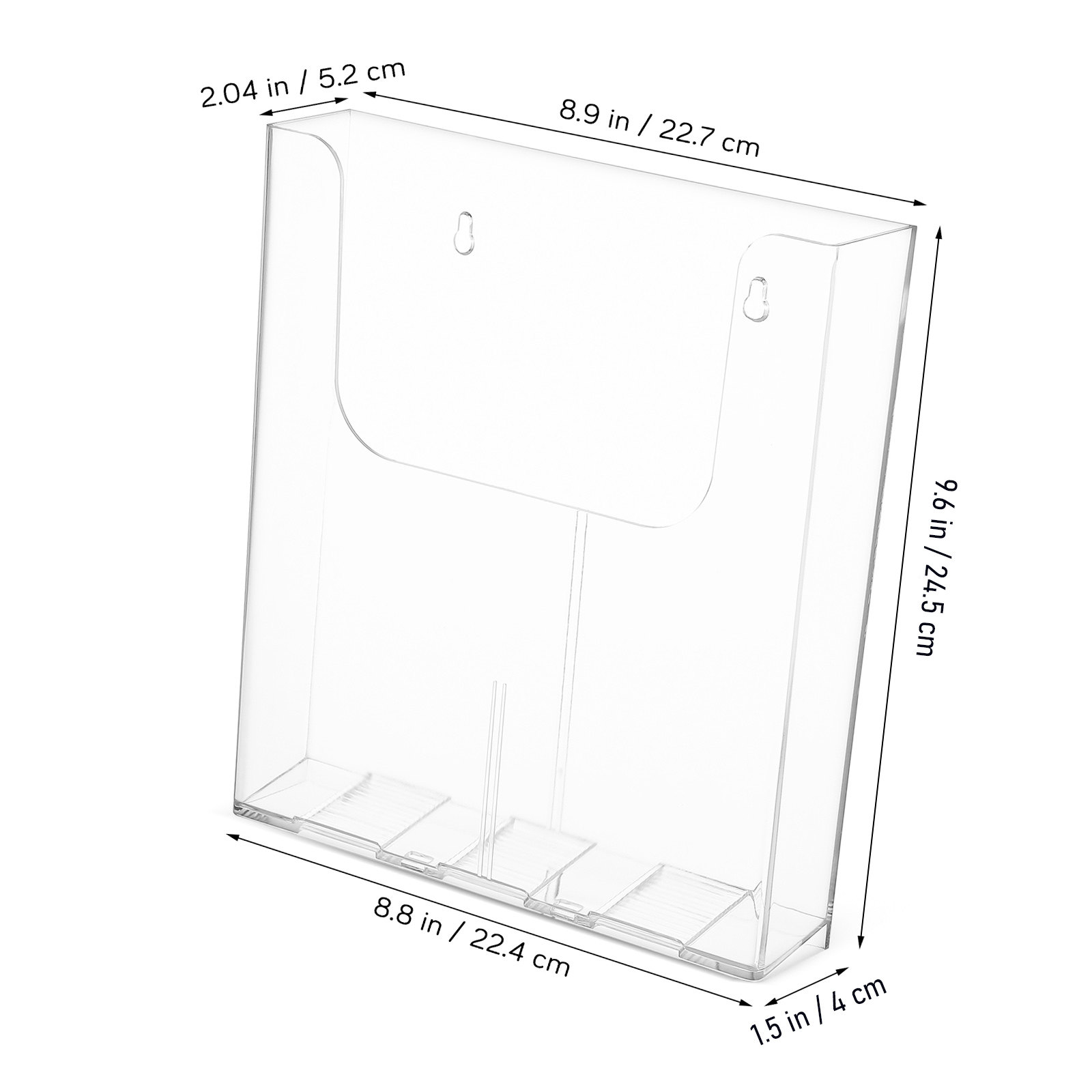 Clear Acrylic Brochure Holder  - Document Holder Stand recension och pris