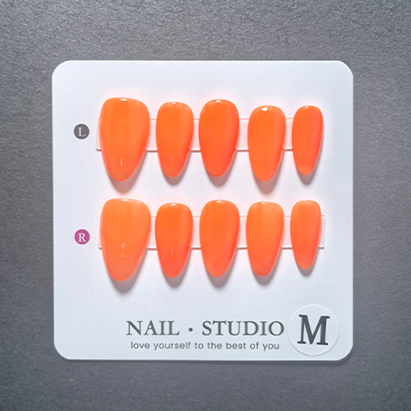 10pcs Almond Press on Nails Ha - Home Office Inspiration recension och pris