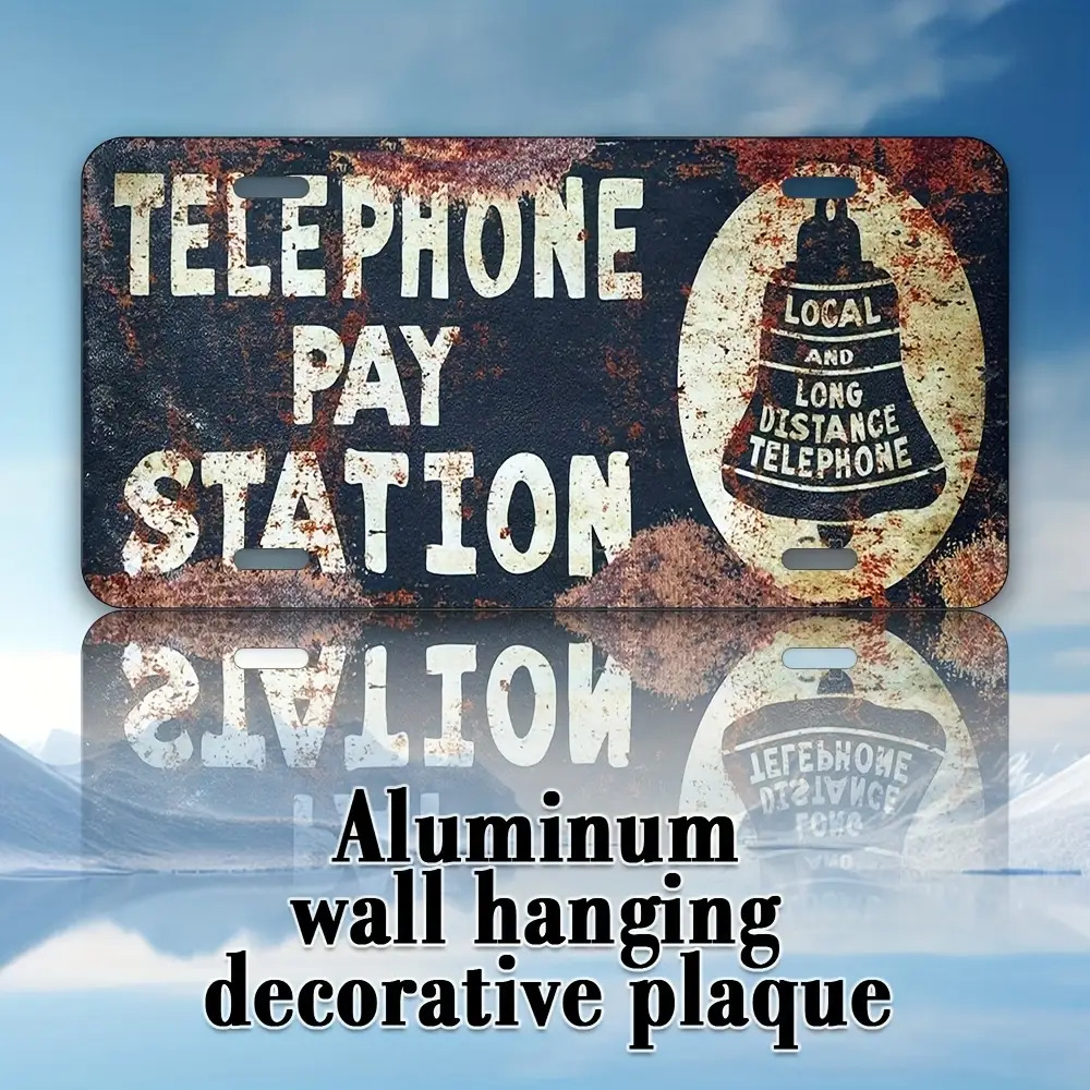 Tin Sign - Telephone Pay Stati - Home Office Pay recension och pris
