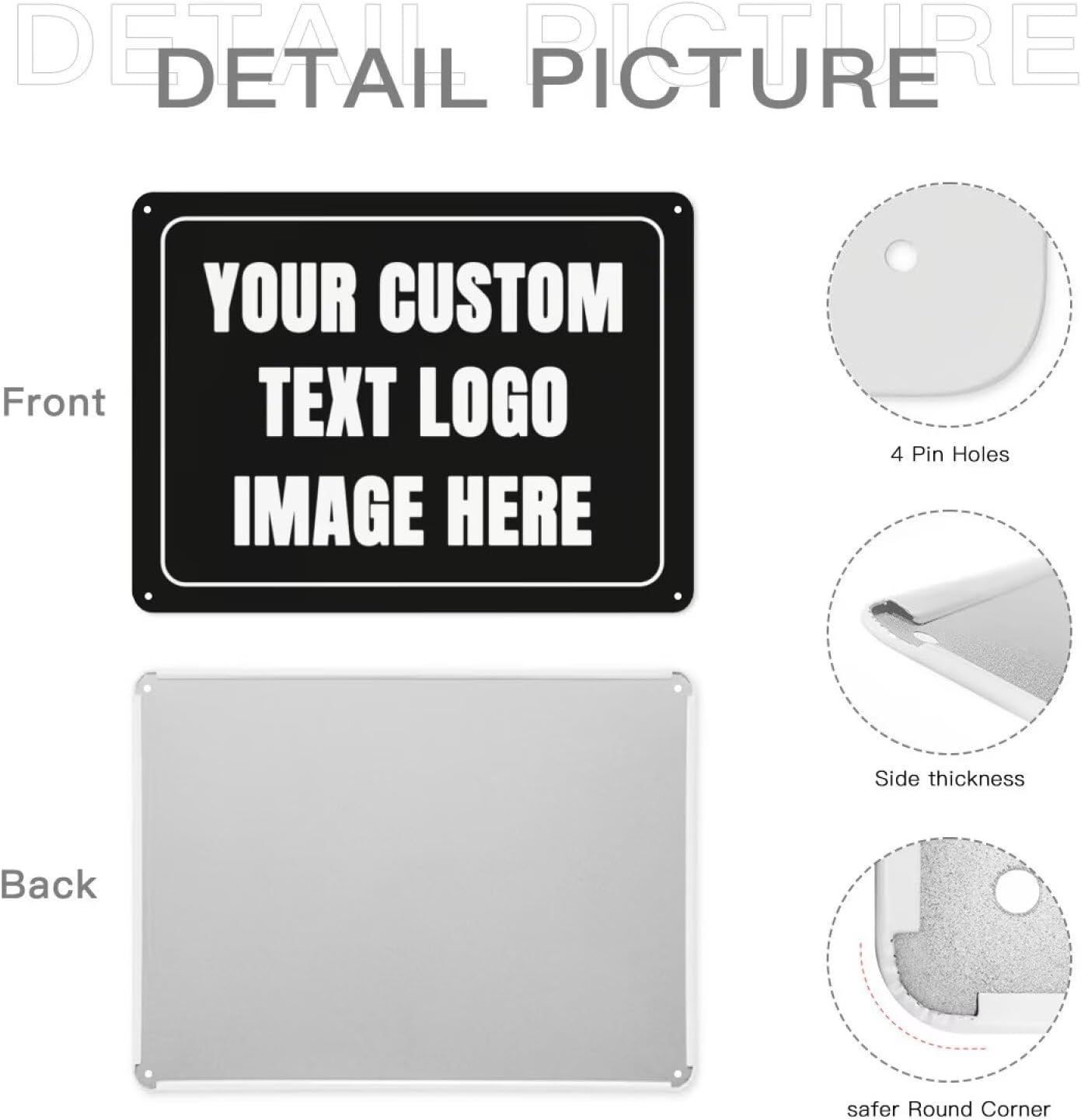 Custom Sign Personalized Metal - Home Office Logo recension och pris