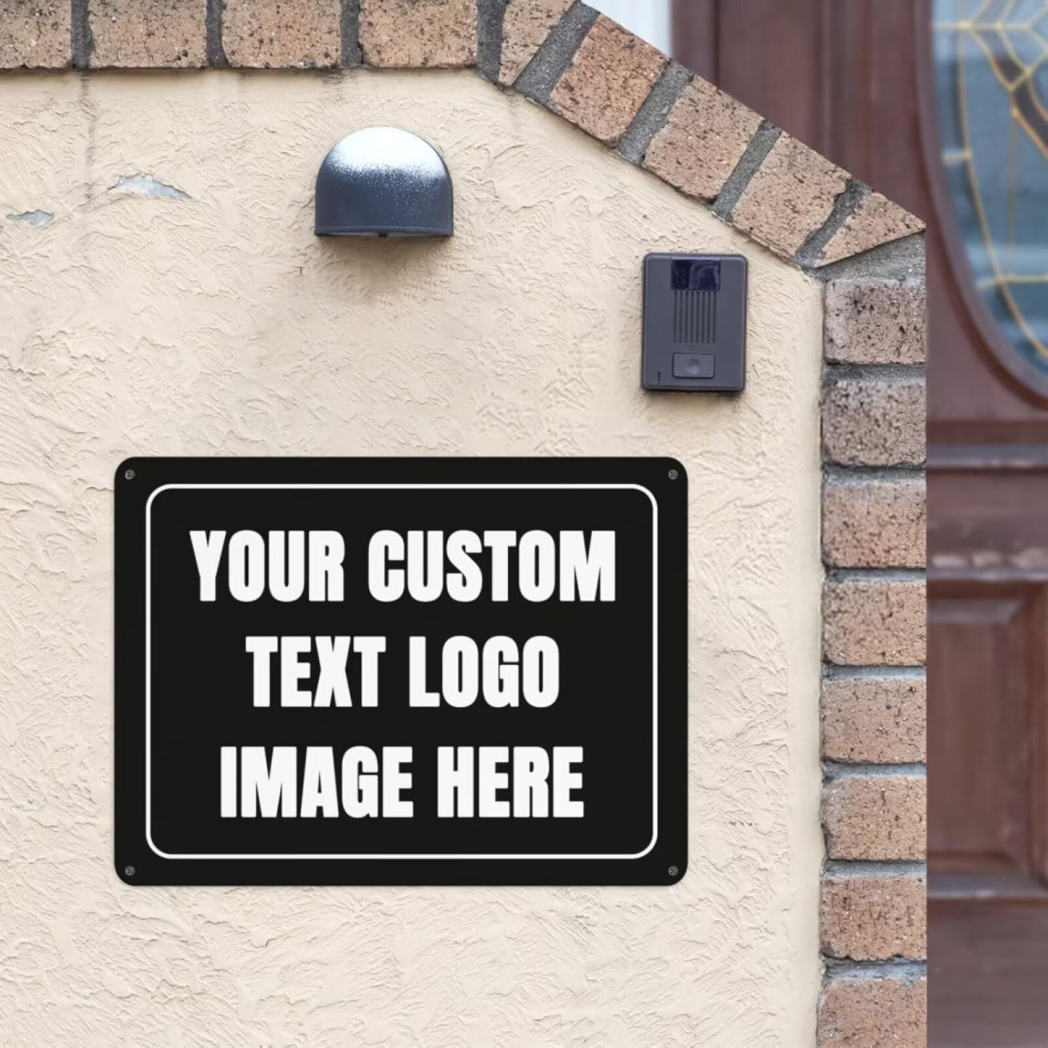 Custom Sign Personalized Metal - Home Office Logo recension och pris