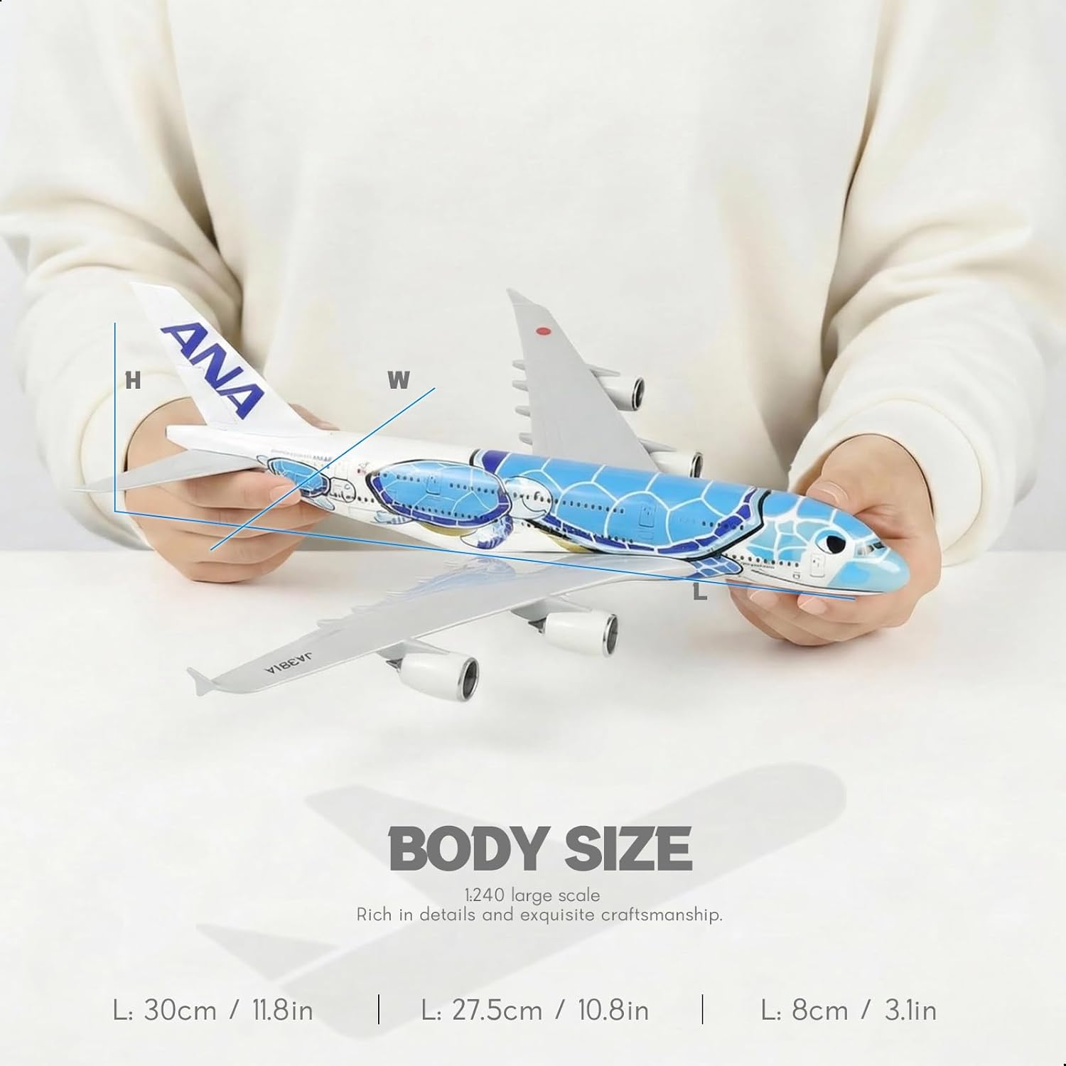 30cm ANA Turtle A380 Diecast R - Home Office Pay recension och pris
