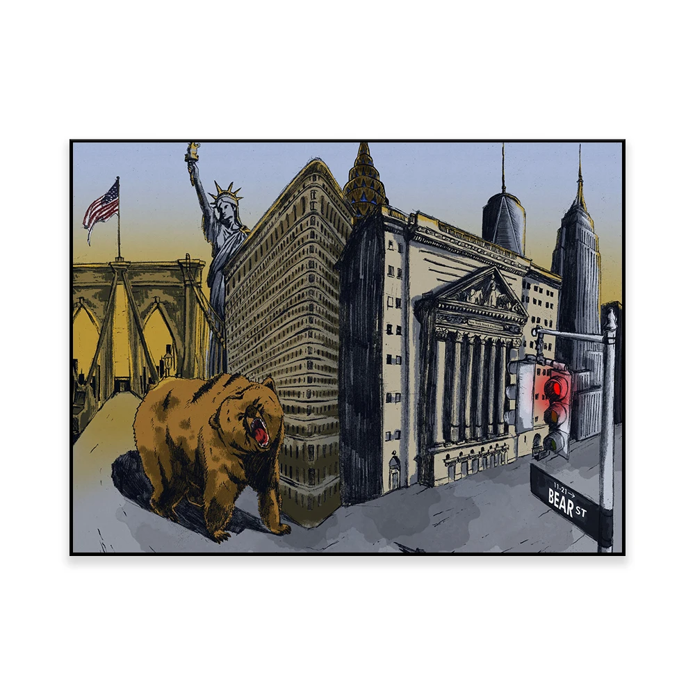 Bear Artwork | New York | Bear - Home Office York recension och pris