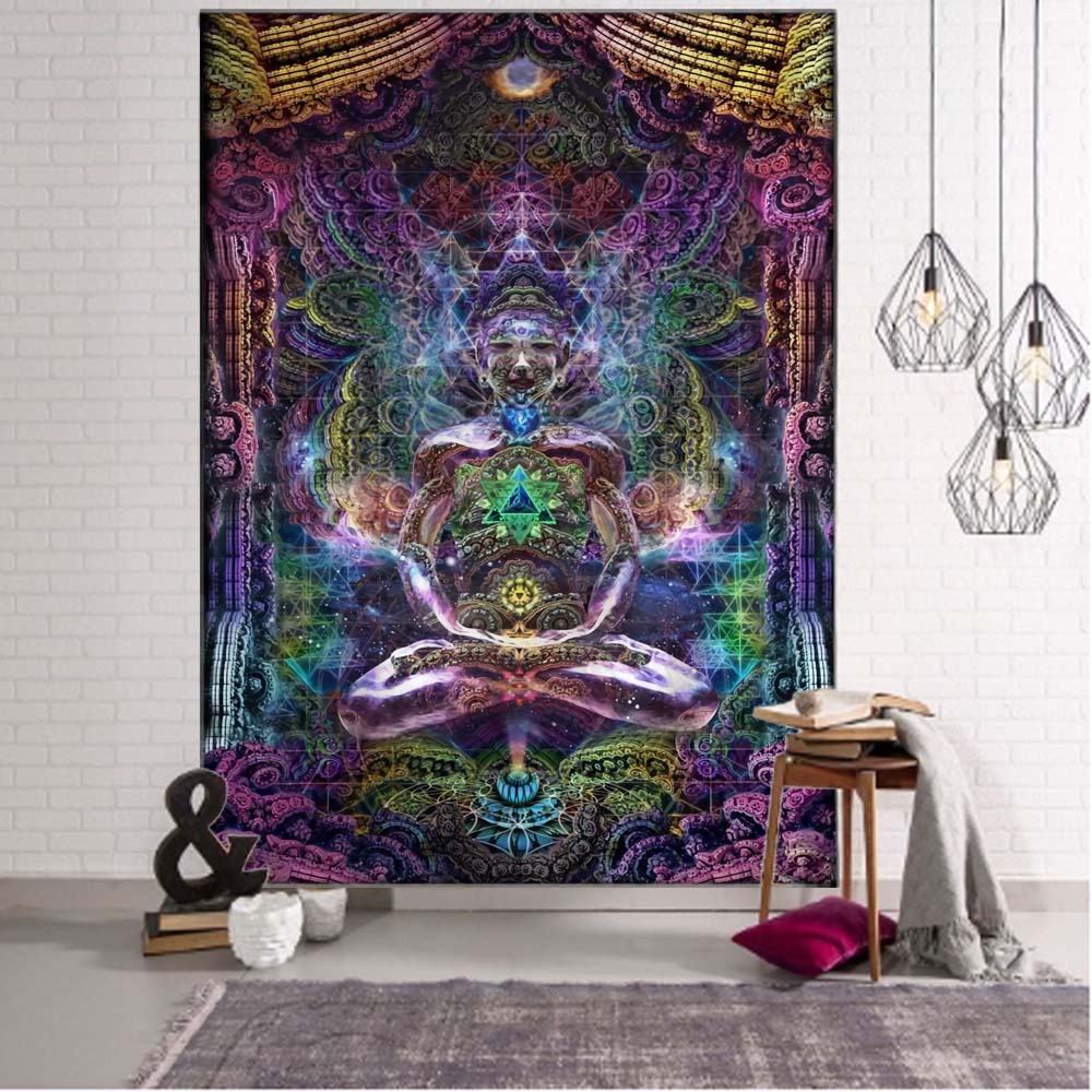 Tapestry Wall Hanging Chakra P - Home Office Yoga Room recension och pris