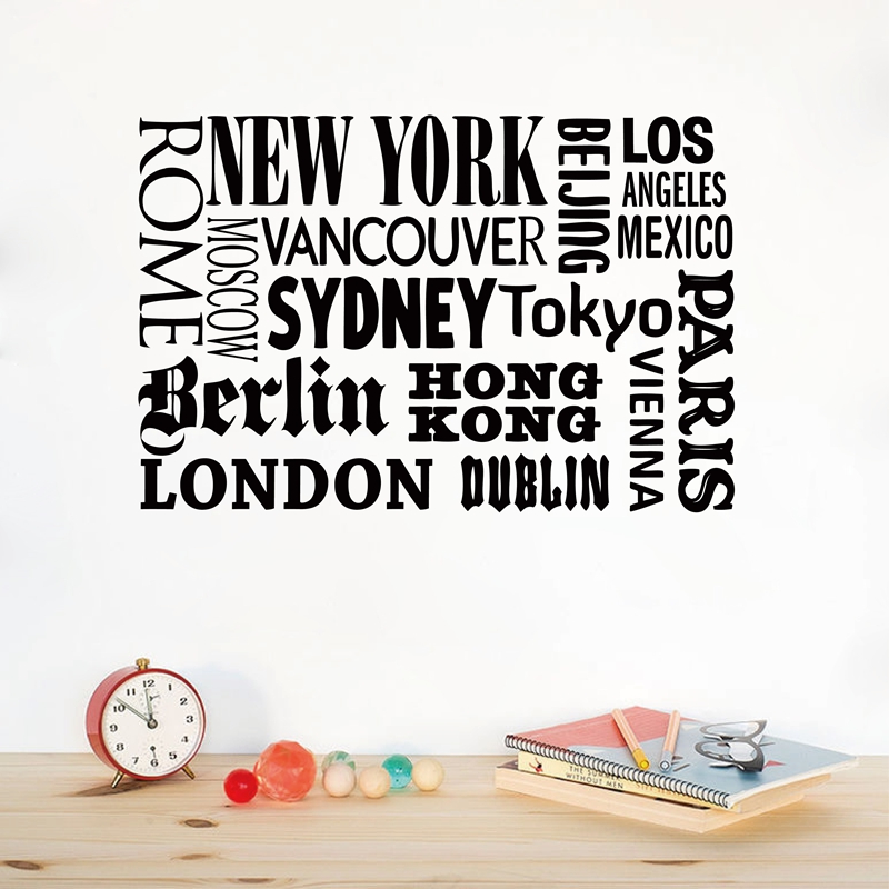 New York London Paris Quote wa - Home Office York recension och pris