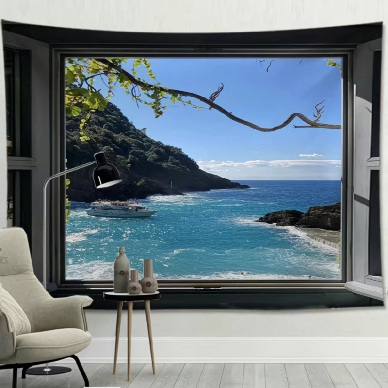 VIKAMA Anime Window View Tapes - Home Office Yoga Room recension och pris